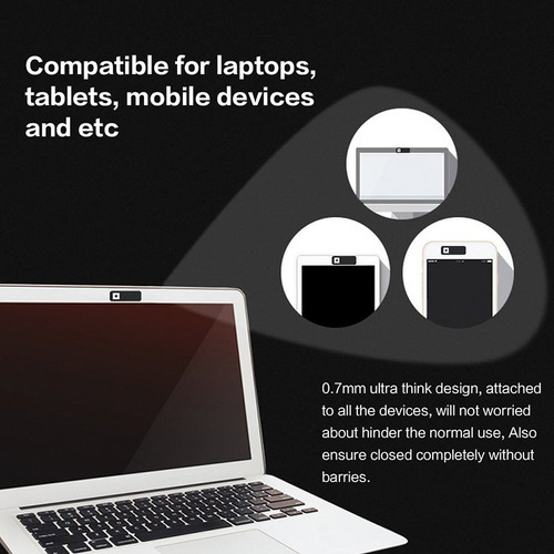 3 Cubre Cámara Tapa Notebook Tablet Celulares