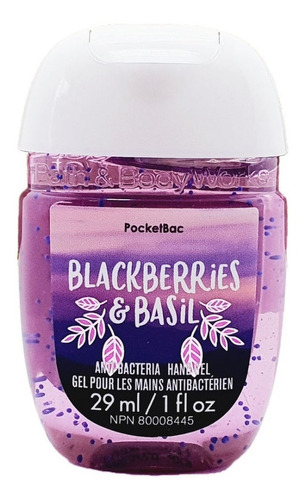 Gel Antibacterial Bath & Body Works Blackberries & Basil