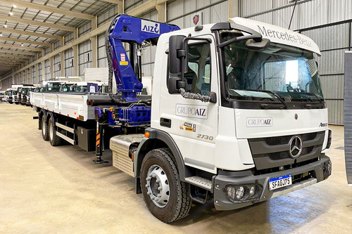 Caminhão Mercedes-benz Atego 2730 Guindaste E Plataforma