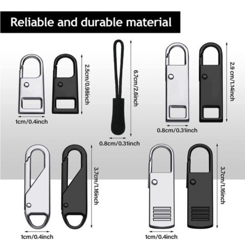 1 32 Piezas For Mochila, Equipaje, Bolso, Cremallera, Kit