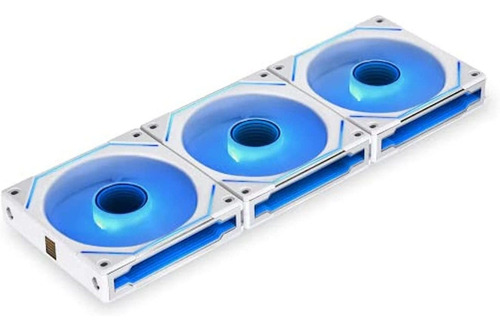 Uni Fan Slinfinity 120 Rgb Triple Pack Blanco Con Contr...