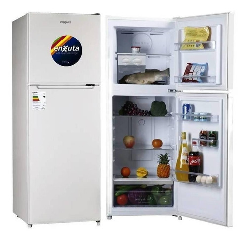Imagen 3 de 3 de Heladera auto defrost Enxuta RENX215NF blanca con freezer 200L 220V - 240V