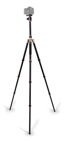 Tripé / Monopé Kingjoy Ac-288 Cabeça Ball Head Alumínio 10kg Cor Dourado