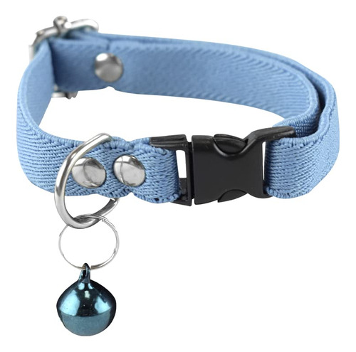 Collar Elástico Con Cascabel Para Gato Varios Colores