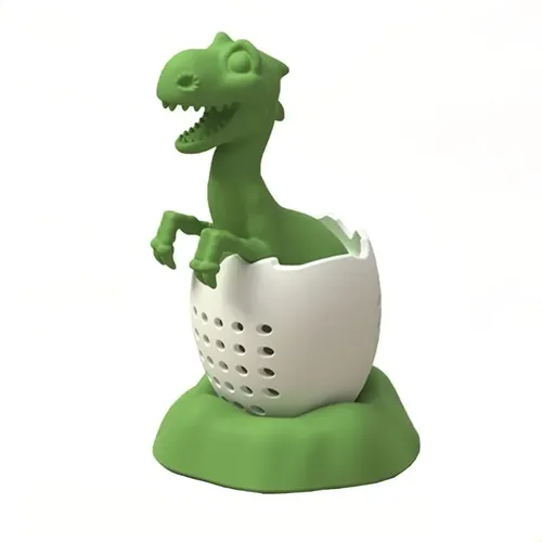 Filtro De Infusor De Chá De Silicone De Dinossauro