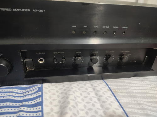 Amplificador Stereo Yamaha Ax 397 Negro 200 W