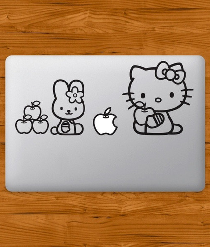 Stickers Macbook Laptop Hello Kitty Y Puka Varios Modelos