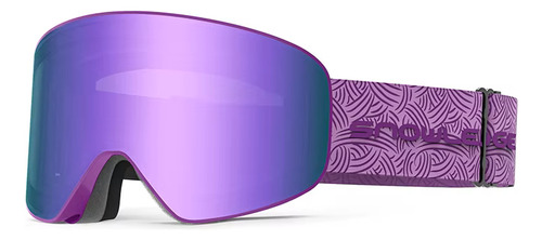 Antiparras Ski Snowboard Snowledge Uv400 Nieve Polarizadas Violeta Violeta