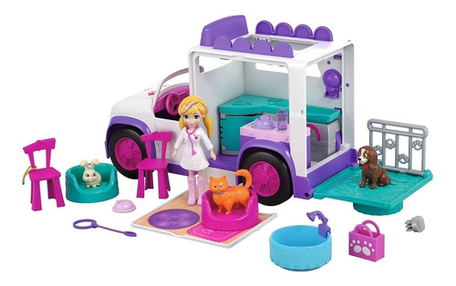 Polly Pocket, Hospital Móvil De Animalitos