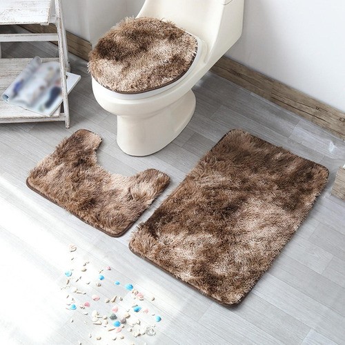 Juego De Alfombrillas De Baño De 3 Piezas Para Baño Con