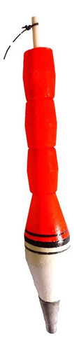 Bóia De Pesca Torpedo 70g (pino) - Arremesso Bóias Barão N9 Cor Vermelho