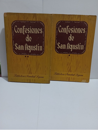 Confesiones De San Agustín Tomo 1 Y 2 1944