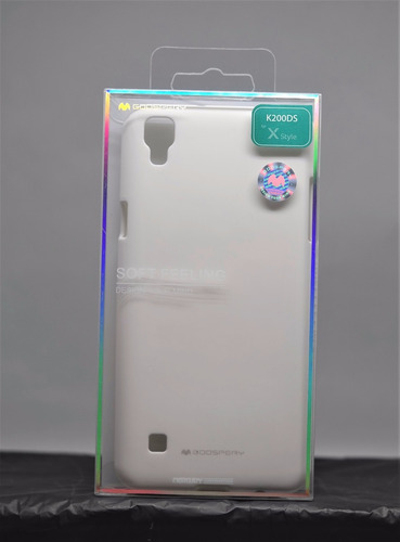 Imagen 1 de 3 de Funda LG Xstyle Mercury Goospery Soft Feeling Blanco