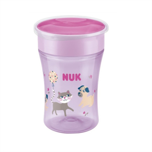 Vaso Nuk Magic Cup 230ml +8m Rosado