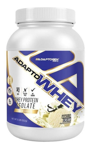 Adapto Whey (912g) - Sabor Vanilla Cream (900g) Sabor Baunilha