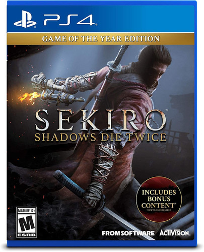 Sekiro: Shadows Die Twice  Game of the Year Edition Activision PS4 Físico