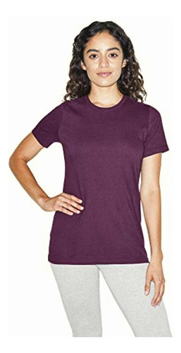 American Apparel Camiseta Clásica De Manga Corta Para Mujer