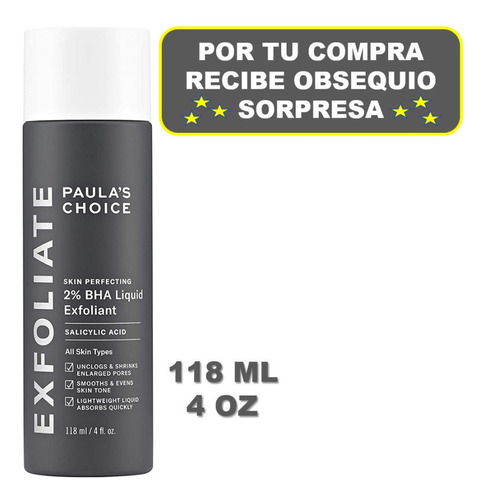 Exfoliante Paula's Choice 2%bha