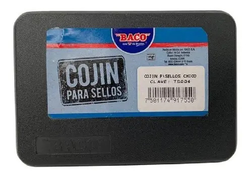 Cojín Para Sellos Baco Chico Plástico Sin Tinta Baco 1 /vc