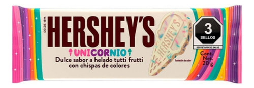 10 Pzas Dulce Hershey's Unicornio 20 G