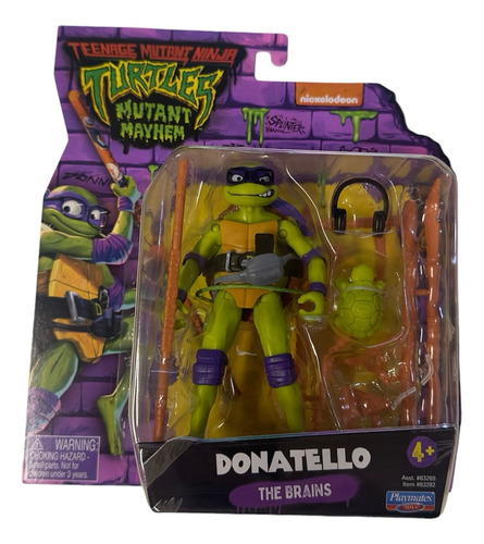 Tortugas Ninja Movie Donatello  Blister Nuevo 83269a Srj