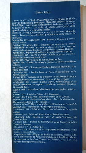 El Misterio De La Caridad De Juana De Arco - Charles Peguy (Usado)