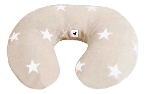 Funda Para Cojin De Lactancia - Súper Suave - Nap Beige Estrellas