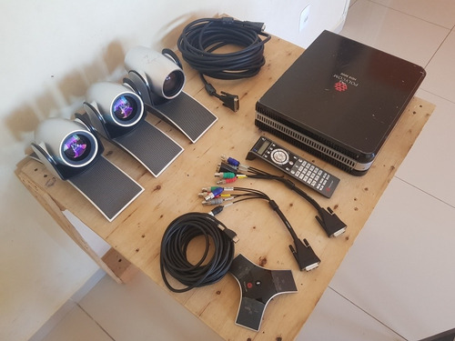 Vídeo Conferência Polycom Hdx 8000 Completo + Câmera Extra