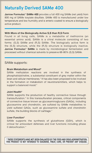 Same 400 Jarrow Formulas 60 Tabletas