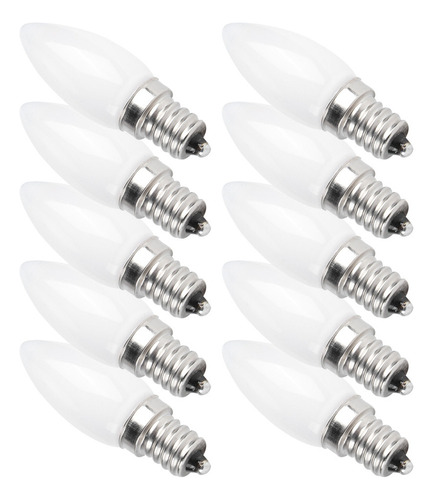 10pcs Mini E12 Led Candelabro Bombillas 1.5w Ac 230v Para