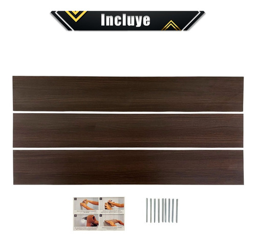 Imagen 5 de 10 de 3 Repisas Flotantes Melamina Vintage Para Funkos 80x12 Cm