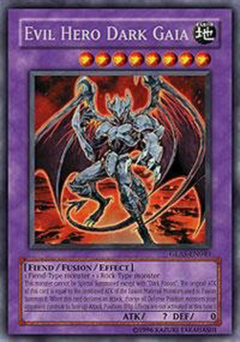 Yu-gi-oh! - Evil Hero Dark Gaia (glas-en040) - Gladiadores A