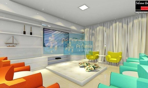 Imagem 26 de 27 de Apartamento Com 2 Dormitórios À Venda, 66 M² Por R$ 340.000,00 - Canto Do Forte - Praia Grande/sp - Ap0075