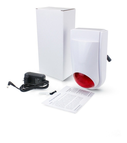 Imagen 5 de 5 de Sirena Inalámbrica Exterior Alarma G90 Plus 110db