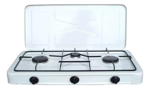 Cocina Cocinilla Gas Encimera 3 Platos Tapa Camping Xl Pro