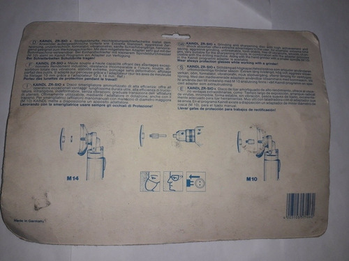 Disco De Lijado Amoladora/taladro Ø115 Set 3u+adaptador