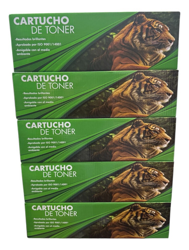 Kit De 5 Toner Generico Cf283a Marca Tigre