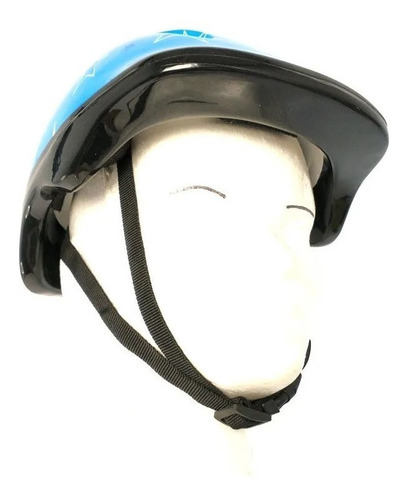 Casco Protección Infantil Skate Patineta Roller Tuxs Celeste