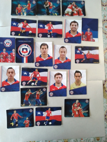 20 Cartas Panini Seleccion Nacional Copa America 2015(a35
