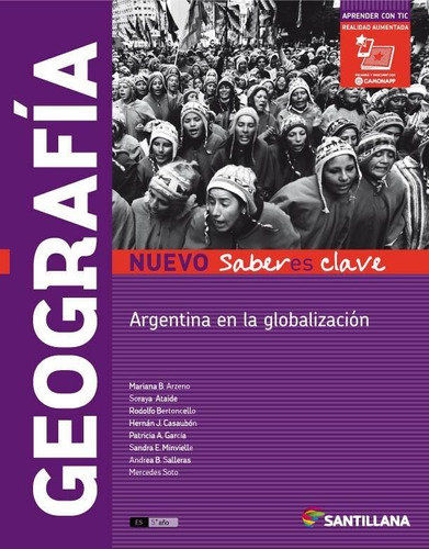 Geografia Argentina En  Nuevo Saberes Clave Santillana