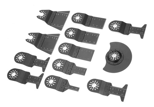 Imagem 7 de 7 de Multitool Power Bit 12 Peças Lâmina Multiferramenta Padrão O