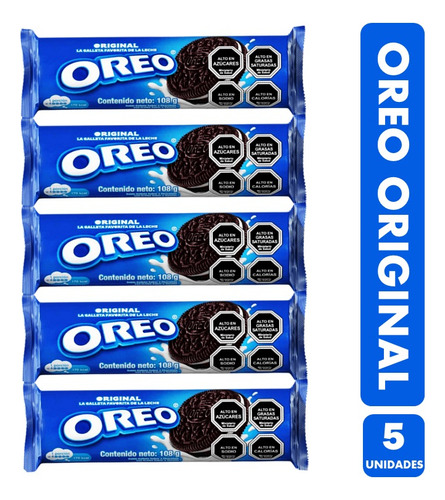 Galletas Oreo Sabor Original - Para Colación (pack 5 Uni)