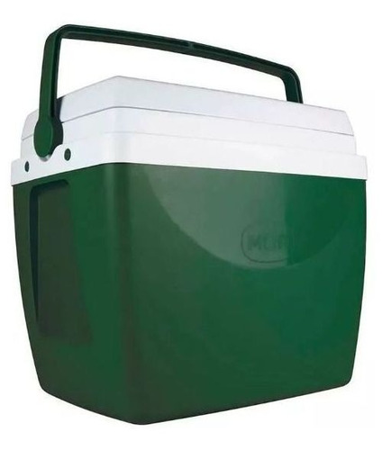 Caixa Térmica Cooler 34 L Verde Escuro Com Alça Mor