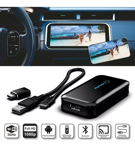 Espelhamento Play To Air+ Faatech Com Sistema Carplay