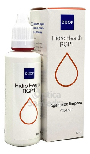 Disop Hidro Health Rgp 1 Cleaner P/ Lc Rigidas Gas Permeable
