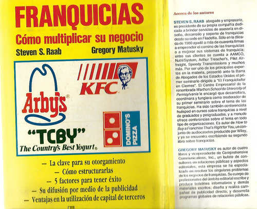 Franquicias - Como Multiplicar Su Negocio- S. Raab - Matusky