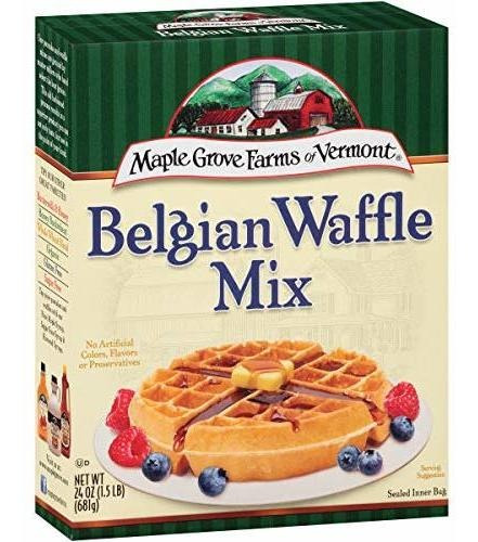 Maple Grove Farms Mezcla Belga De Waffle, 24 Onzas