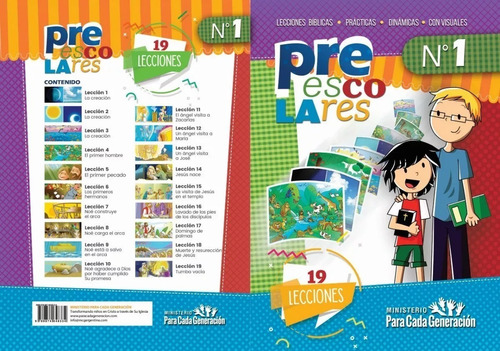 Imagen 3 de 10 de Escuela Bíblica -preescolares 1 - Ministerio Cada Generación