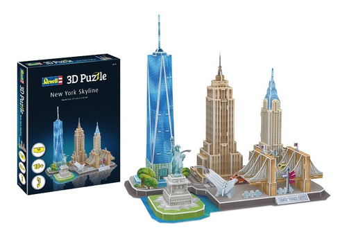 Rompecabezas 3D (rompecabezas 3D) Paisajes de Nueva York - Revell