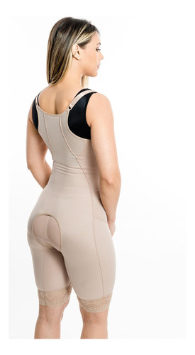 Modelador Curto Sem Busto Colchete Cor Bege Kelogel